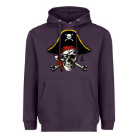 Plum pi rate 3 14 Heavyweight Hoodie - linhVisuals