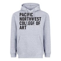 Heather Grey Pacific Northwest College of Art Heavyweight Hoodie - linhVisuals