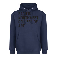 Navy Pacific Northwest College of Art Heavyweight Hoodie - linhVisuals