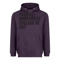 Plum Pacific Northwest College of Art Heavyweight Hoodie - linhVisuals