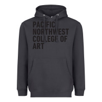 Smoke Pacific Northwest College of Art Heavyweight Hoodie - linhVisuals