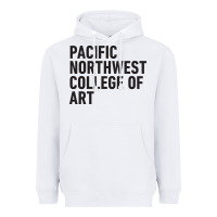 White Pacific Northwest College of Art Heavyweight Hoodie - linhVisuals