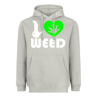Moon Dust i love weed fun Heavyweight Hoodie - linhVisuals