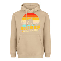 Mushroom hide and seek world champion bigfoot t  shirt hide and seek world cham Heavyweight Hoodie - linhVisuals
