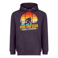 Plum hide and seek world champion bigfoot t  shirt hide and seek world cham Heavyweight Hoodie - linhVisuals