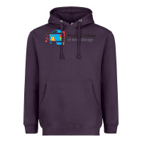 Plum Ringling College of Art and Design Heavyweight Hoodie - linhVisuals