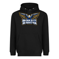 Black twin city christian school Heavyweight Hoodie - linhVisuals