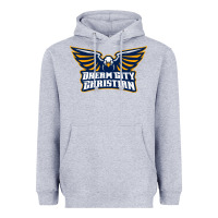 Heather Grey twin city christian school Heavyweight Hoodie - linhVisuals