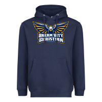 Navy twin city christian school Heavyweight Hoodie - linhVisuals