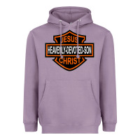 Lavender enjoy jesus christ heavenly devoted son parody religious tee t shirt Heavyweight Hoodie - linhVisuals