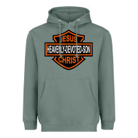 Sage enjoy jesus christ heavenly devoted son parody religious tee t shirt Heavyweight Hoodie - linhVisuals