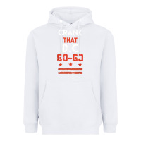 White vintage washington d.c crank that go go music design gift. t shirt Heavyweight Hoodie - linhVisuals