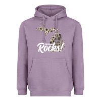 Lavender great lakes shaped men women petoskey stone michigan rocks pullover ho Heavyweight Hoodie - linhVisuals