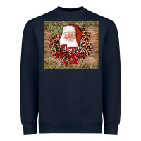 Navy santa merry christmas y'all Heavyweight Sweatshirt - AdoDesignShop