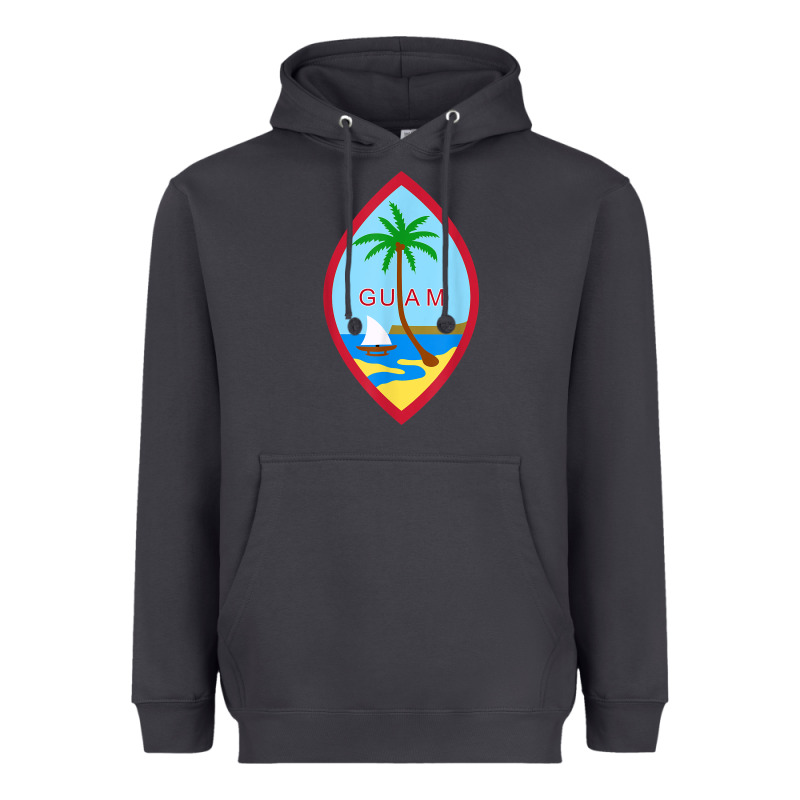 Guam Coat Of Arms Souvenir Gift Flag Chamorro T Shirt Heavyweight Hoodie by linhVisuals | Teevron