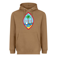 Toasted Coconut guam coat of arms souvenir gift flag chamorro t shirt Heavyweight Hoodie - linhVisuals