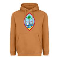 Meerkat guam coat of arms souvenir gift flag chamorro t shirt Heavyweight Hoodie - linhVisuals
