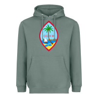 Sage guam coat of arms souvenir gift flag chamorro t shirt Heavyweight Hoodie - linhVisuals