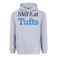 Heather Grey SMFA at Tufts Heavyweight Hoodie - linhVisuals