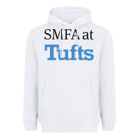 White SMFA at Tufts Heavyweight Hoodie - linhVisuals