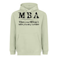 Matcha mba graduation gifts when your bs can't take you further Heavyweight Hoodie - linhVisuals