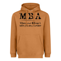 Meerkat mba graduation gifts when your bs can't take you further Heavyweight Hoodie - linhVisuals