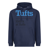 Navy SMFA at Tufts Heavyweight Hoodie - linhVisuals