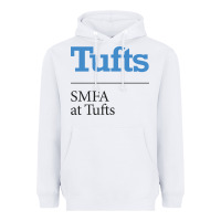 White SMFA at Tufts Heavyweight Hoodie - linhVisuals