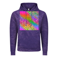Cloud Purple neon glitter leopard seamless pattern Vintage Hoodie - BundleAndBundleShop