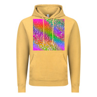 Vintage Mustard neon glitter leopard seamless pattern Vintage Hoodie - BundleAndBundleShop