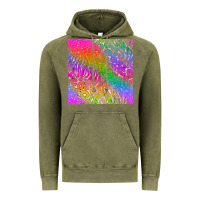 Vintage Olive neon glitter leopard seamless pattern Vintage Hoodie - BundleAndBundleShop