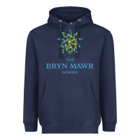 Navy bryn mawr school Heavyweight Hoodie - linhVisuals