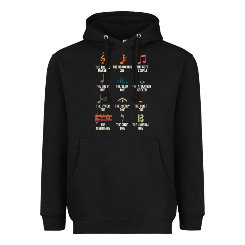 Musical Notes Symbol Definition   Humor Musician T Shirt Heavyweight Hoodie by linhVisuals | Teevron