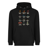 Black musical notes symbol definition   humor musician t shirt Heavyweight Hoodie - linhVisuals