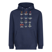 Navy musical notes symbol definition   humor musician t shirt Heavyweight Hoodie - linhVisuals