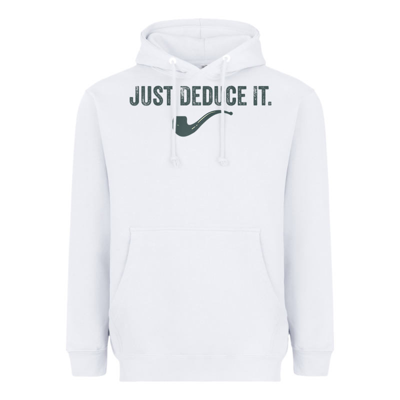 Just Deduce It Funny Sherlock Holmes Detective Raglan Baseball Tee Heavyweight Hoodie by linhVisuals | Teevron