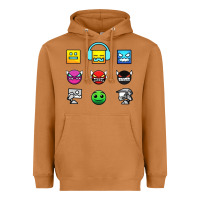 Meerkat geometry dash insane Heavyweight Hoodie - linhVisuals