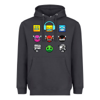Smoke geometry dash insane Heavyweight Hoodie - linhVisuals