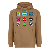 Toasted Coconut geometry dash insane Heavyweight Hoodie - linhVisuals