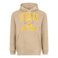 Mushroom womens dublin ireland varsity style shamrock green with amber print v Heavyweight Hoodie - linhVisuals