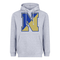 Heather Grey norwell high school Heavyweight Hoodie - linhVisuals