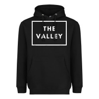Black san fernando valley sfv valley los angeles trendy design t shirt Heavyweight Hoodie - linhVisuals