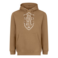 Toasted Coconut in speed we trust Heavyweight Hoodie - linhVisuals