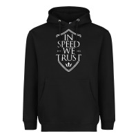 Black in speed we trust Heavyweight Hoodie - linhVisuals
