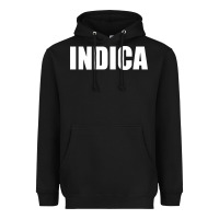 Black indica Heavyweight Hoodie - linhVisuals