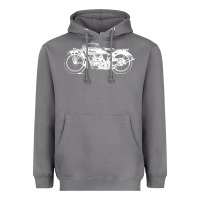 Storm indian scout motorcycle Heavyweight Hoodie - linhVisuals