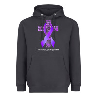 Smoke pancreatic cancer t shirtfaith hope love pancreatic cancer warrior t s Heavyweight Hoodie - linhVisuals