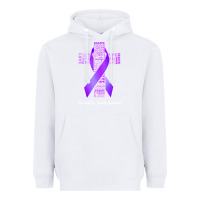 White pancreatic cancer t shirtfaith hope love pancreatic cancer warrior t s Heavyweight Hoodie - linhVisuals