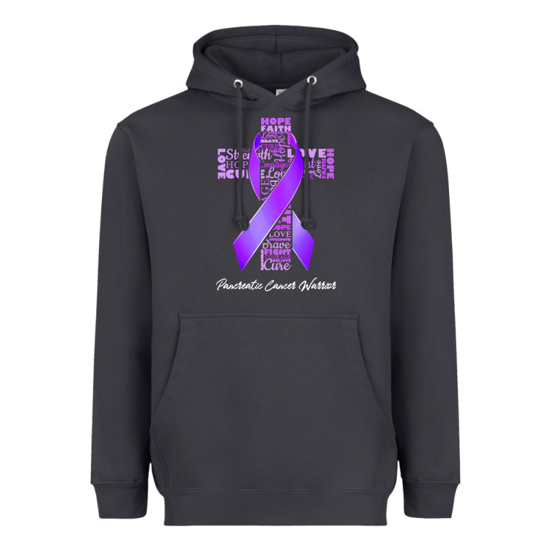 Pancreatic Cancer T Shirtfaith Hope Love Pancreatic Cancer Warrior T S Heavyweight Hoodie by linhVisuals | Teevron