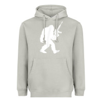 Moon Dust bigfoot with rifle sasquatch 2nd amendment gun t shirt Heavyweight Hoodie - linhVisuals